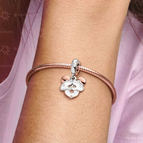 Pandora Disney Mickey Mouse Double Dangle Charm - Picture 5 of 6